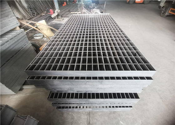 วัสดุก่อสร้าง ตะแกรงเหล็ก Driveway Grating 100X8mm Electrolytic Polishing