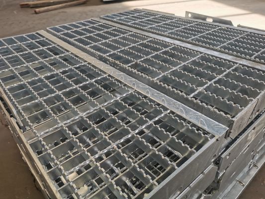 ODM Hot Dip Galvanizing Compound Steel Grating 1m กว้าง T4 Type Factory Outdoor