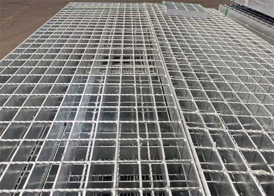 ที่จอดรถ Q195 ตะแกรงเหล็ก Driveway Grating Serrated I Type