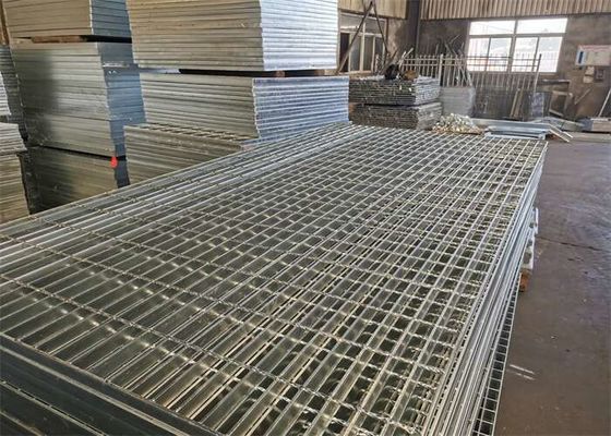 ที่จอดรถ Q195 ตะแกรงเหล็ก Driveway Grating Serrated I Type