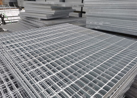 Driveway Platform ตะแกรงเหล็ก Walkway 120 มม. เคลือบสังกะสีสูง