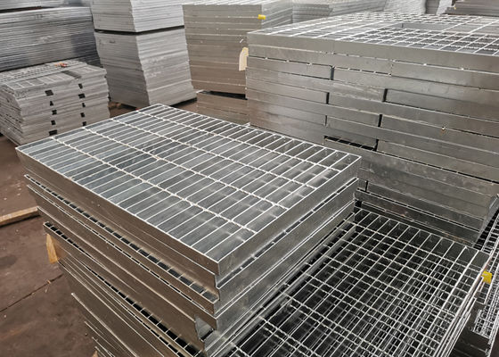 Driveway Platform ตะแกรงเหล็ก Walkway 120 มม. เคลือบสังกะสีสูง